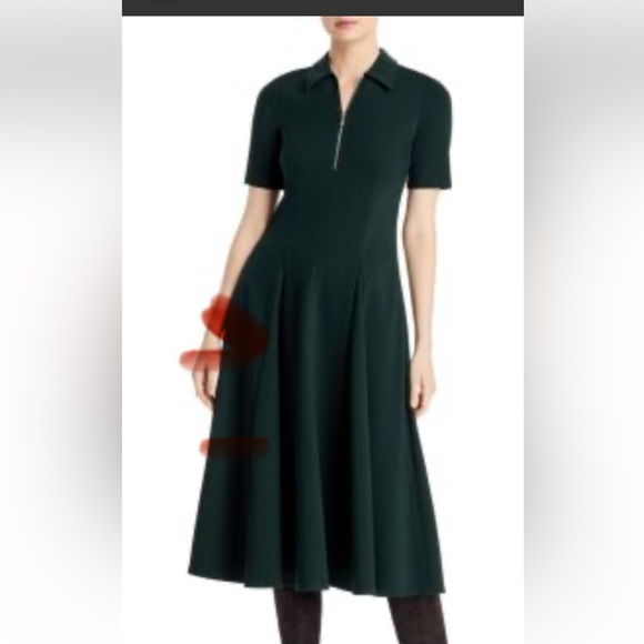 Elegant Navy Dress Midi Dress, Size 14 - Picture 7 of 8